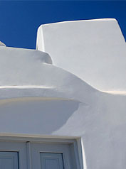 Gorgeous White washed Domed Roofs at the Villas