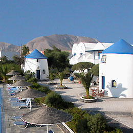 Medterranean Beach in Santorini has it all - Sea Surf Swimming & Relaxation