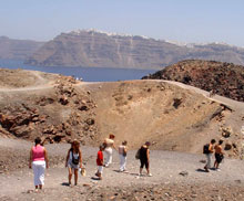 Exploring the Volcanic Crater